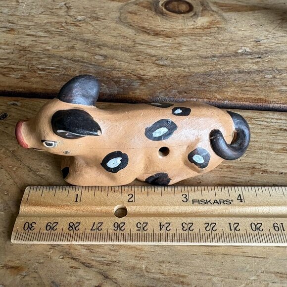 Vintage Ocarinas South American Peruvian Pottery Whistles Clay Lot Of 5 REPAIRS - Picture 14 of 16